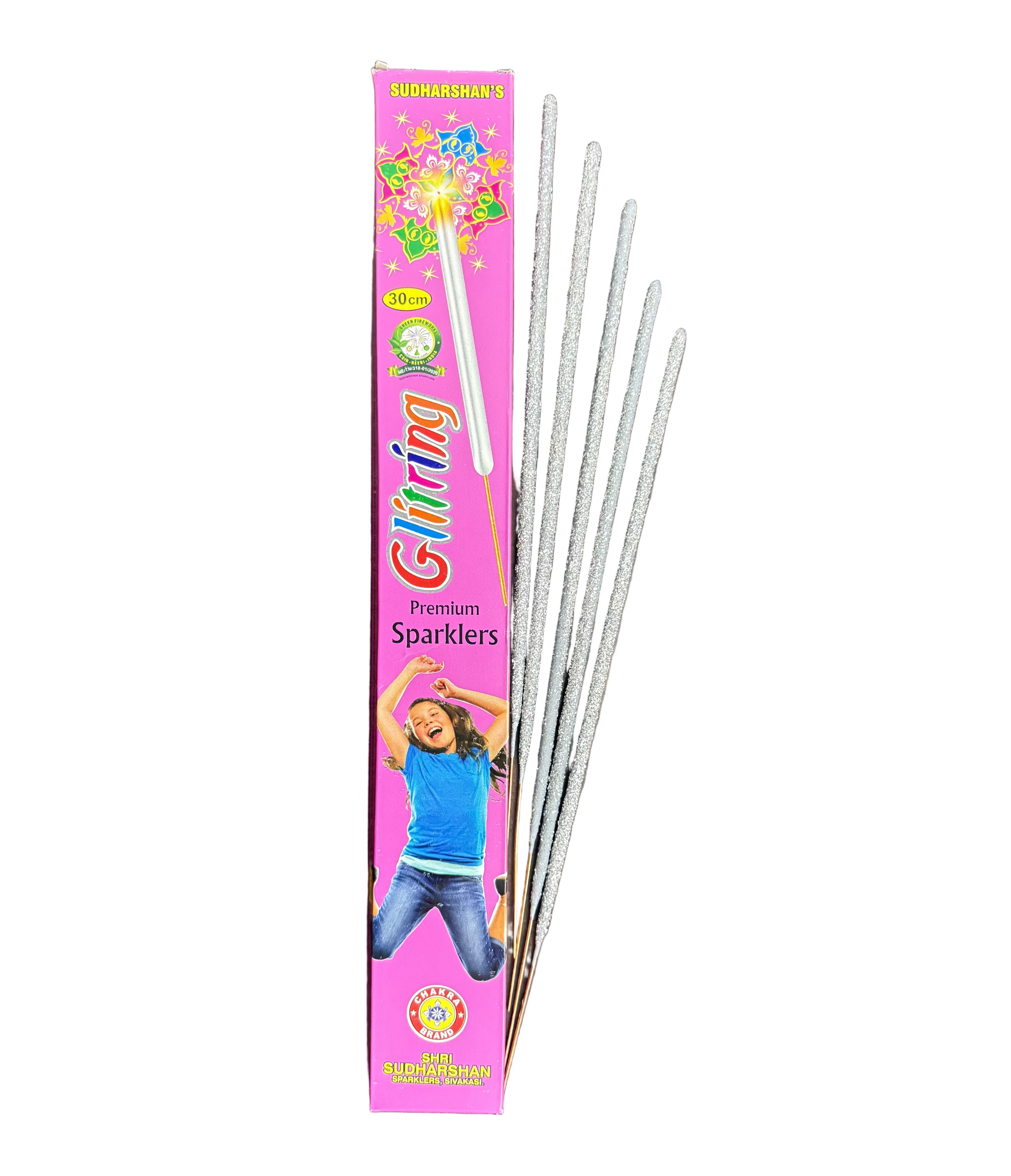 30 Cm Glittering Sparklers (5 Pcs)