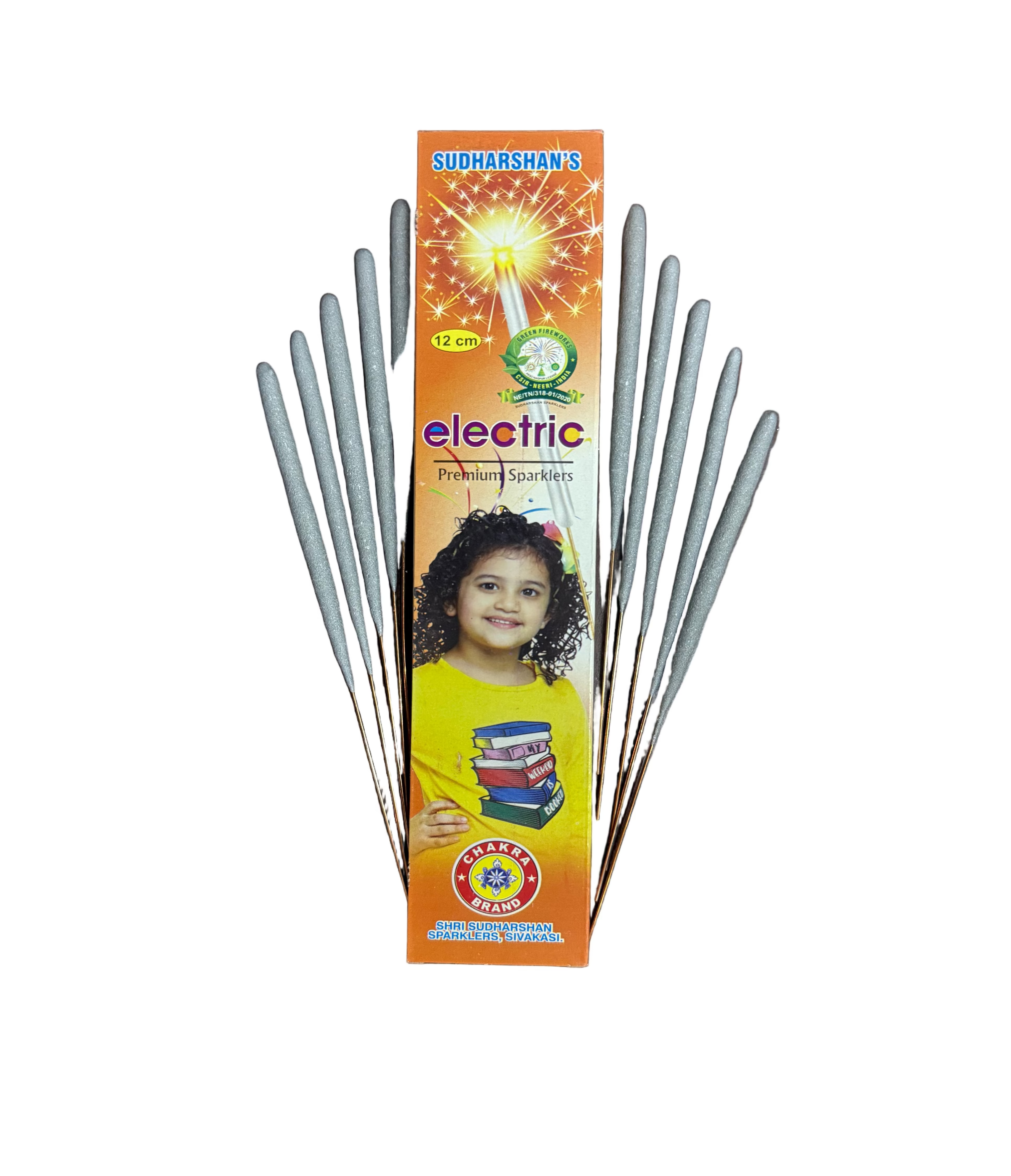 12 Cm Electric Sparklers (10 Pcs)