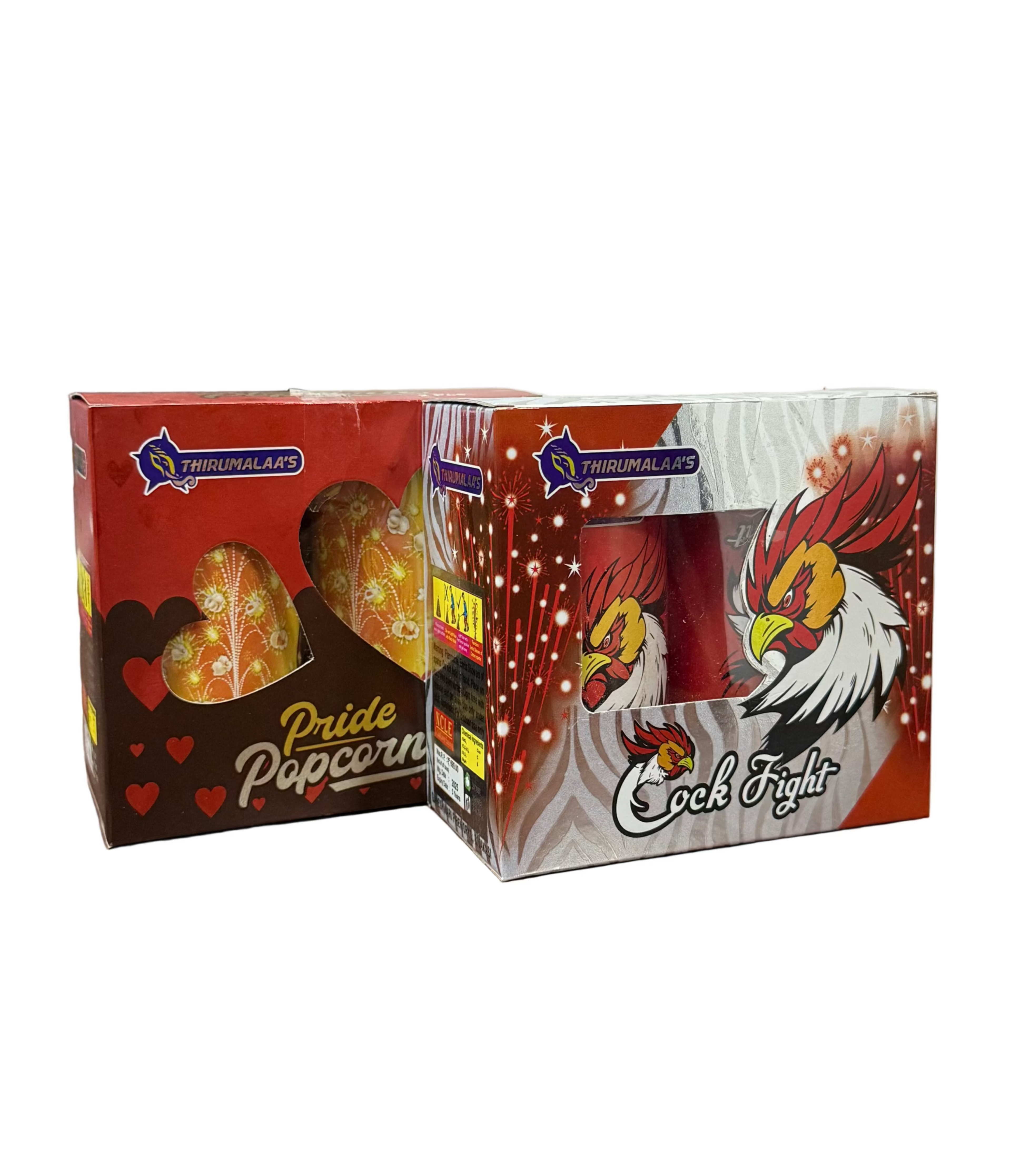 Cock Fight or Pride Popcorn Twin Fountain ( 2 pcs per pack )