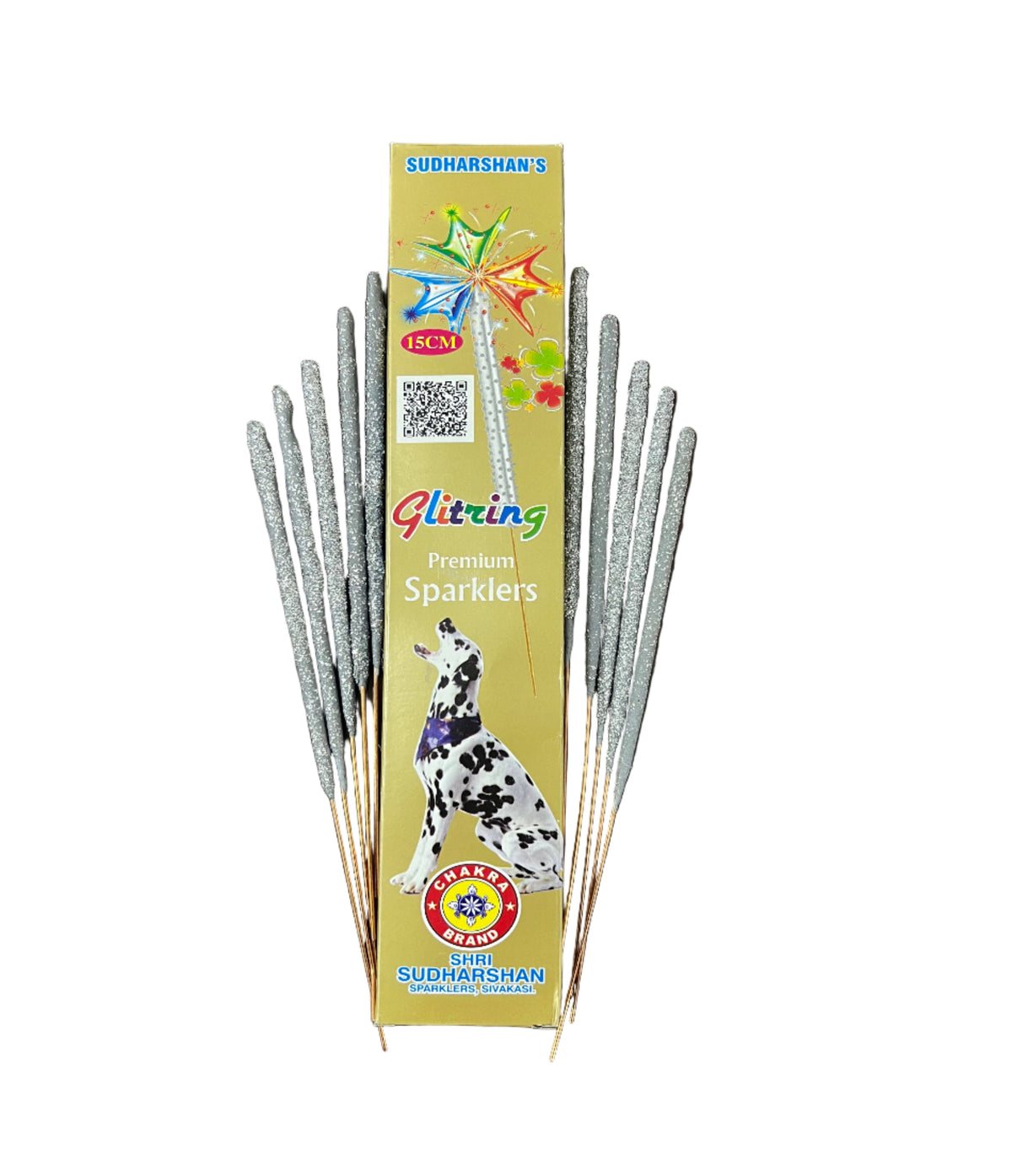 15 Cm Glittering Sparklers (10 Pcs)