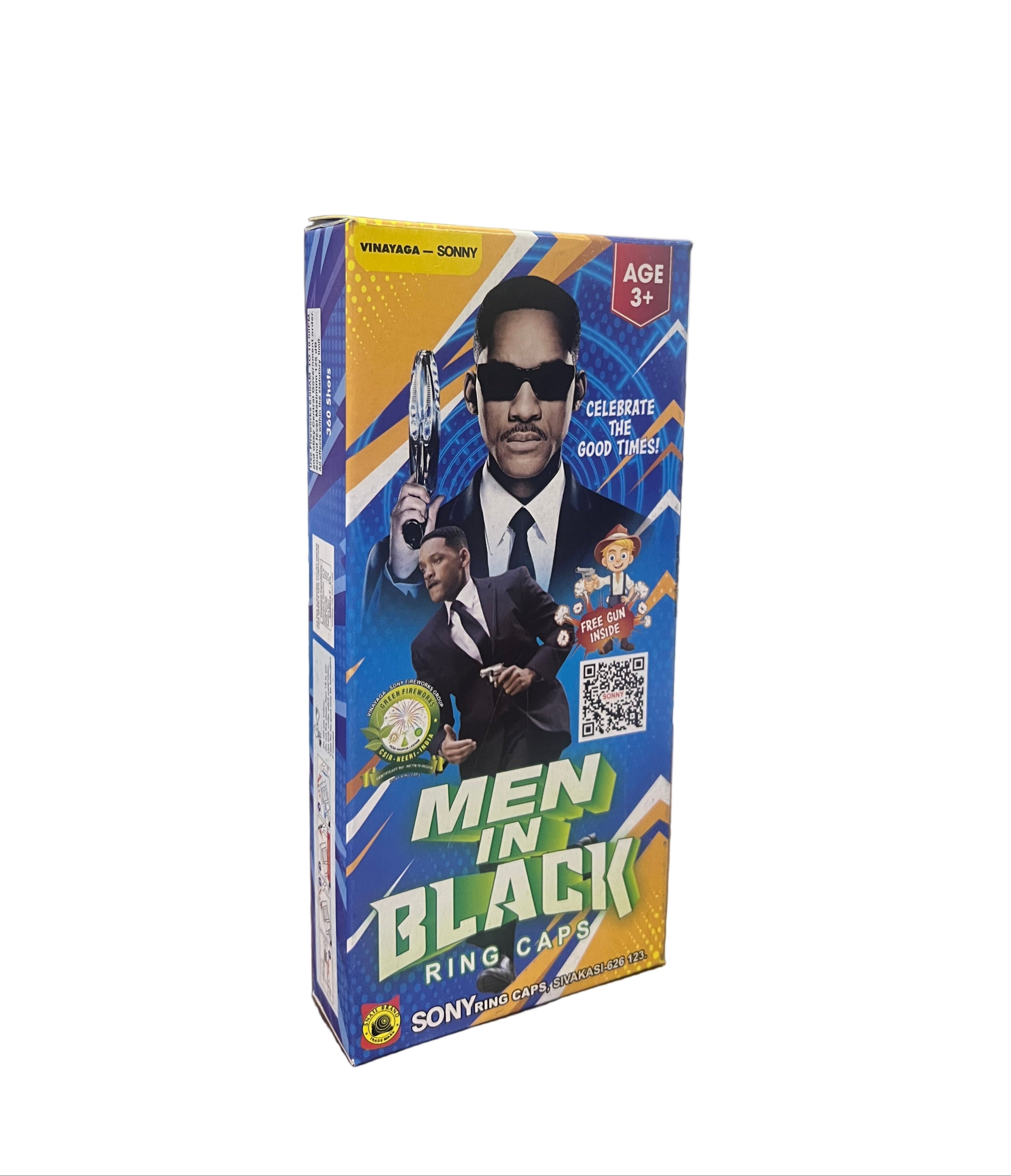 Men In Black GUN with 5 Ring Caps