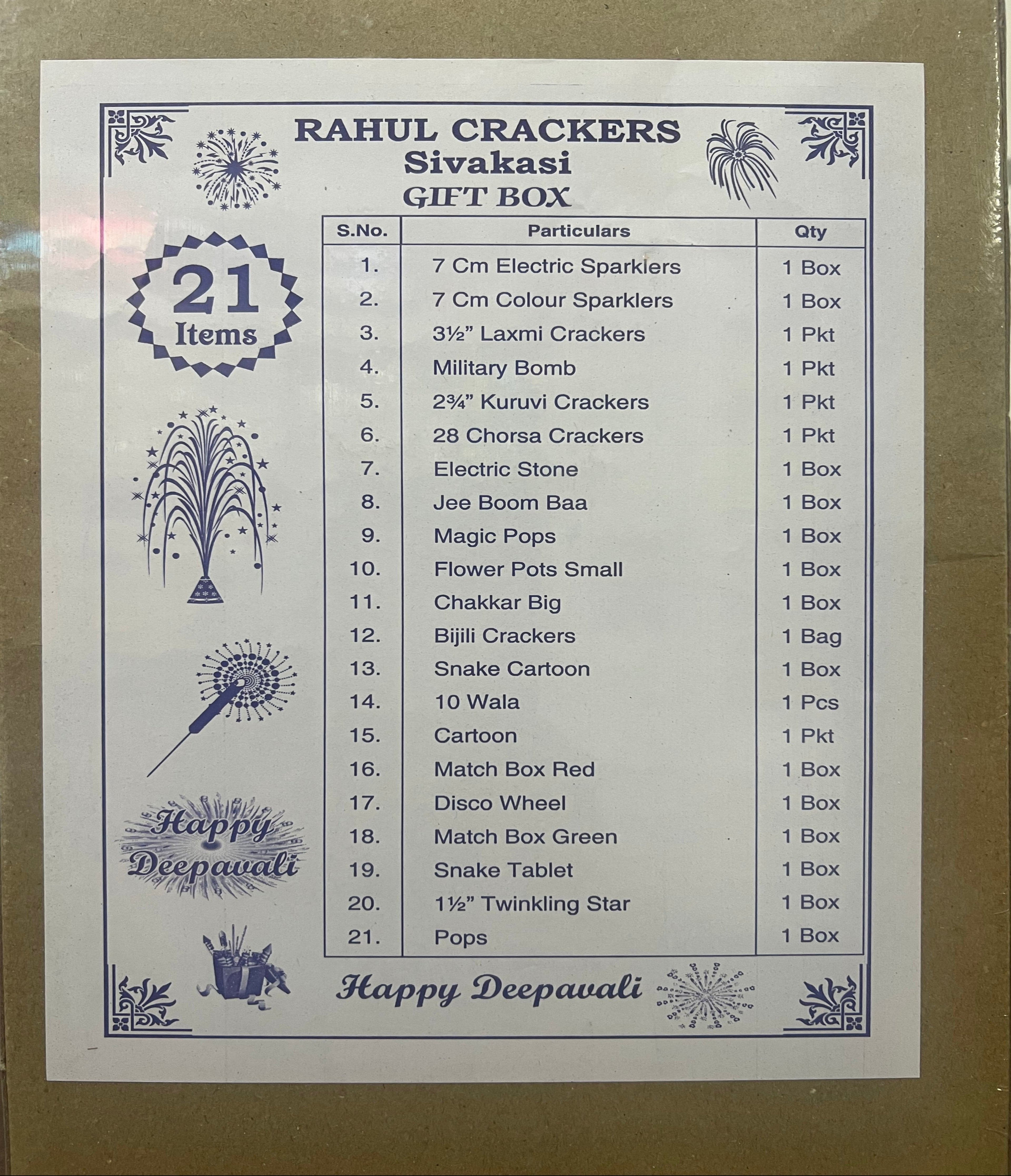 Festive 21 Items Box