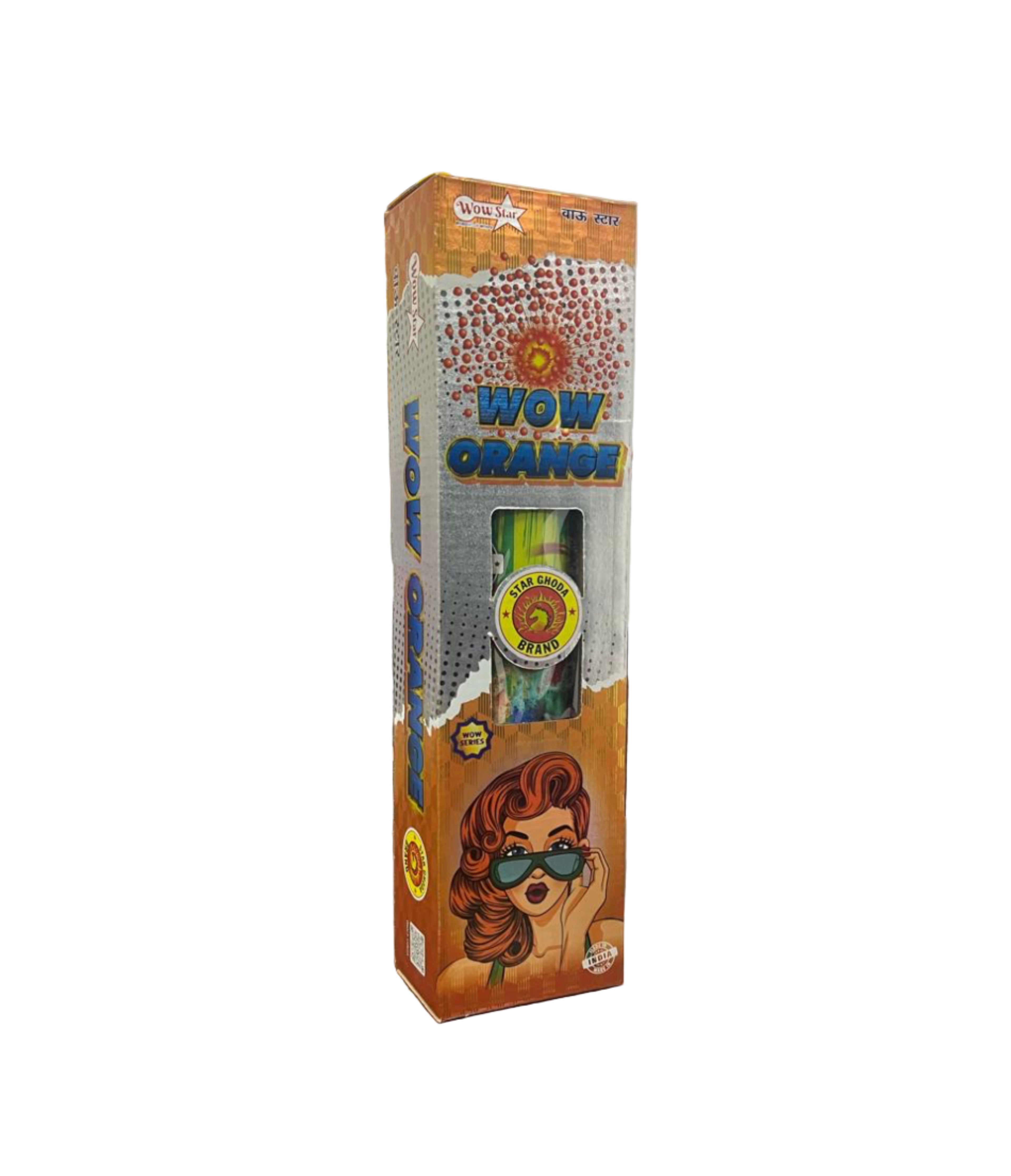 4"Inch Wow orange